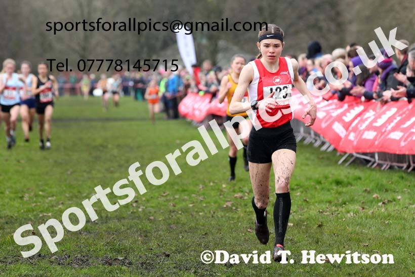 Senior girls, 2020 New Balance English Schools Champs., Sefton Park, Liverpool. Photo: David T. Hewitson/Sports for All Pics
